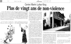 Plus de vingt ans de non-violence vignette
