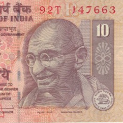 Billet de 10 roupies