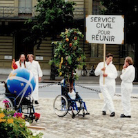 « Manifête » pour le service civil, Berne, 15 juin 1999