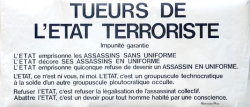 "Tueurs de l'État terroriste : Impunité garantie (…)" vignette